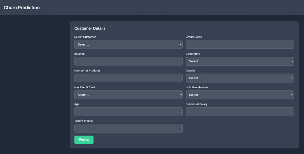 Customer Churn Prediction Model